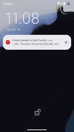 Скриншот 4 — UnWX (Severe Weather Alerts)