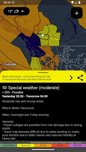 Скриншот 8 — UnWX (Severe Weather Alerts)