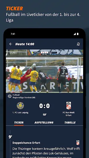 Скриншот 2 — MDR Sport im Osten: Live, News