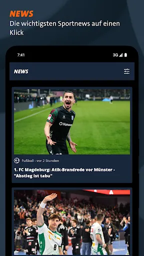 Скриншот 3 — MDR Sport im Osten: Live, News