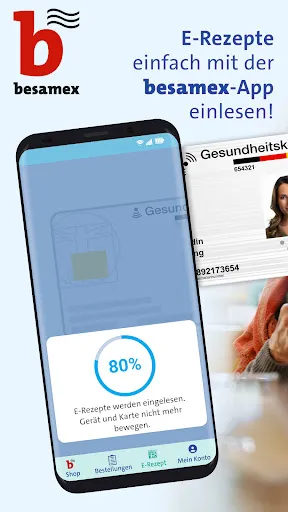Скриншот 1 — besamex Die E-Rezept Apotheke