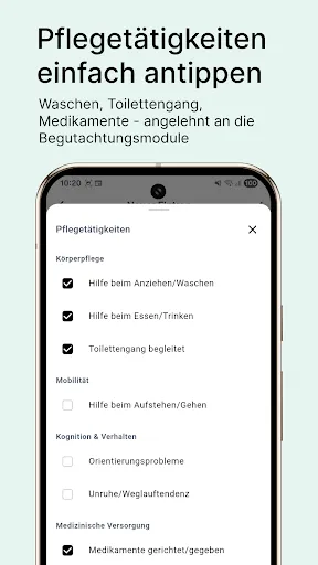 Скриншот 3 — MeinPflegetagebuch: Pflege App