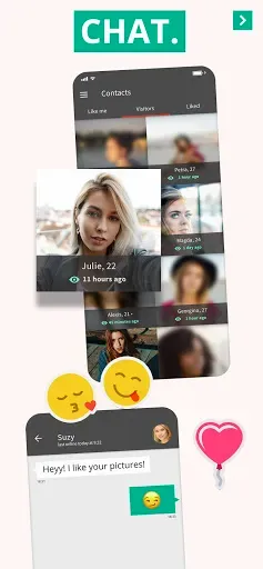 Скриншот 3 — yoomee: Dating, Chat & Friends