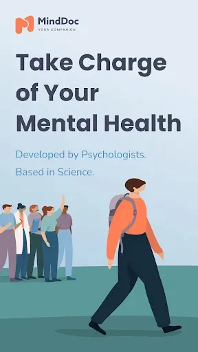 Скриншот 1 — MindDoc: Mental Health Support