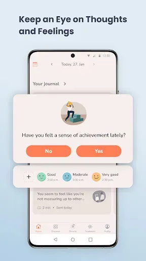 Скриншот 2 — MindDoc: Mental Health Support