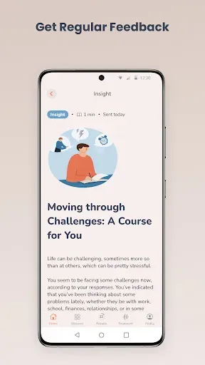 Скриншот 4 — MindDoc: Mental Health Support