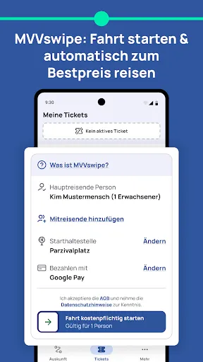 Скриншот 3 — MVGO: Fahrinfo, Tickets & mehr
