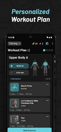 Скриншот 2 — MyFitCoach - Workout Planner