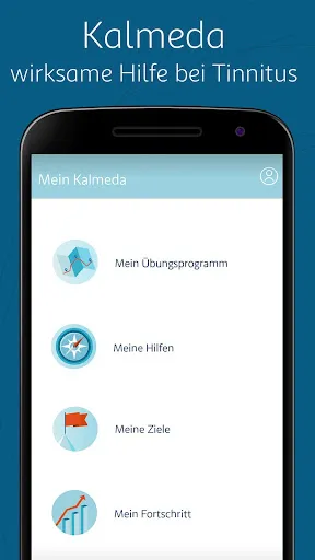 Скриншот 1 — Kalmeda Tinnitus-App