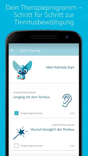 Скриншот 3 — Kalmeda Tinnitus-App
