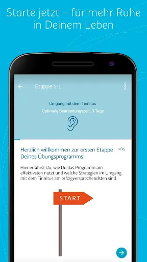 Скриншот 8 — Kalmeda Tinnitus-App
