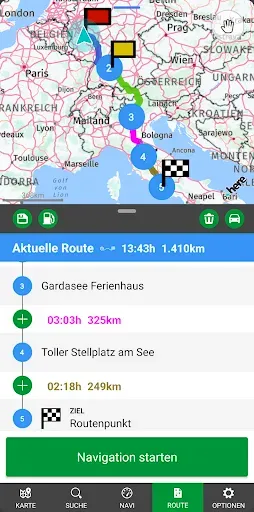 Скриншот 2 — POIbase speed cameras warner