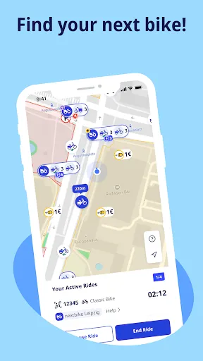 Скриншот 2 — nextbike – Bike Sharing