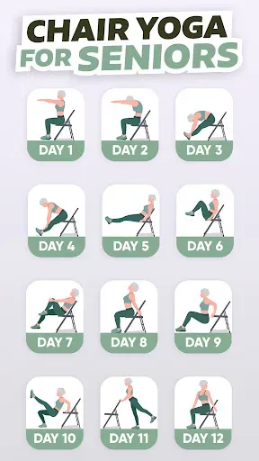 Скриншот 1 — ChairFit: Yoga for Seniors