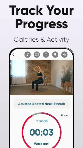 Скриншот 7 — ChairFit: Yoga for Seniors