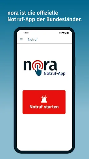Скриншот 1 — nora - Notruf-App