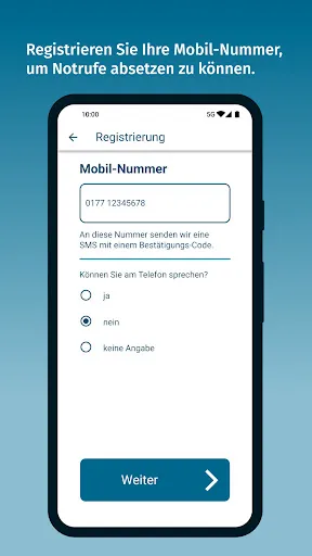 Скриншот 2 — nora - Notruf-App