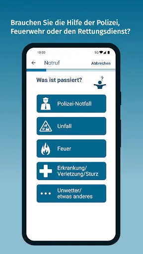 Скриншот 3 — nora - Notruf-App