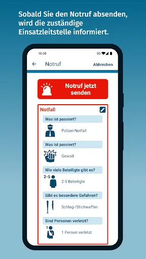 Скриншот 5 — nora - Notruf-App