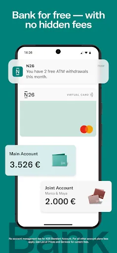 Скриншот 2 — N26 — Love your bank
