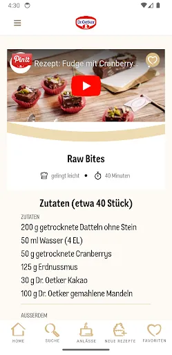 Скриншот 2 — Dr. Oetker Rezeptideen
