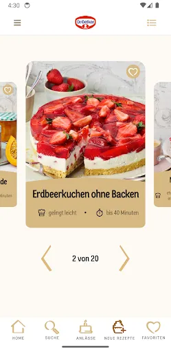 Скриншот 3 — Dr. Oetker Rezeptideen