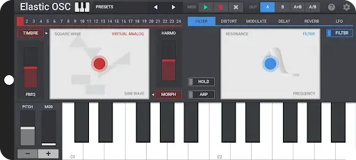 Скриншот 1 — Elastic OSC - MPE Synthesizer