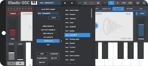 Скриншот 4 — Elastic OSC - MPE Synthesizer
