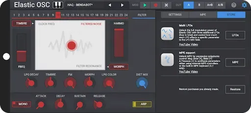 Скриншот 7 — Elastic OSC - MPE Synthesizer