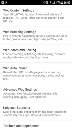 Скриншот 2 — Fully Kiosk Browser & Lockdown