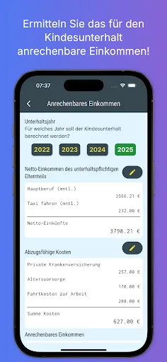 Скриншот 2 — Kindesunterhalt