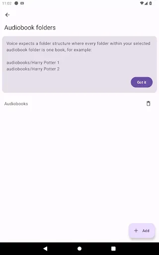 Скриншот 8 — Проигрыватель аудиокниг Voice