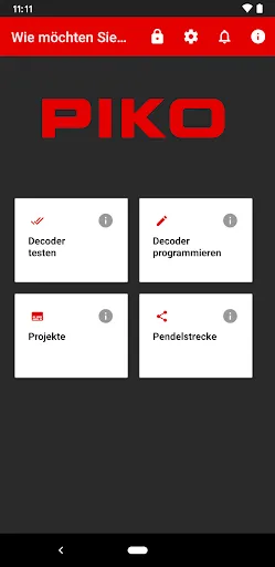 Скриншот 1 — PIKO SmartProgrammer App
