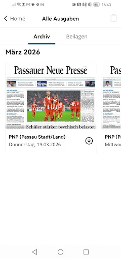 Скриншот 2 — PNP ePaper - Digitale Zeitung
