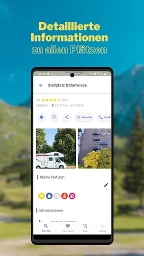 Скриншот 6 — Stellplatz-Radar von promobil