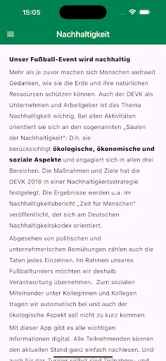 Скриншот 3 — DEVK Fußballturnier 2026