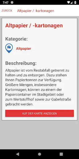 Скриншот 5 — abfallApp Oberhausen
