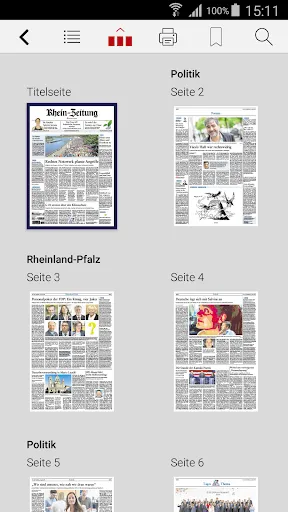 Скриншот 3 — E-Paper der Rhein-Zeitung