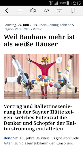 Скриншот 4 — E-Paper der Rhein-Zeitung