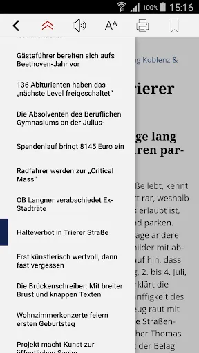 Скриншот 5 — E-Paper der Rhein-Zeitung