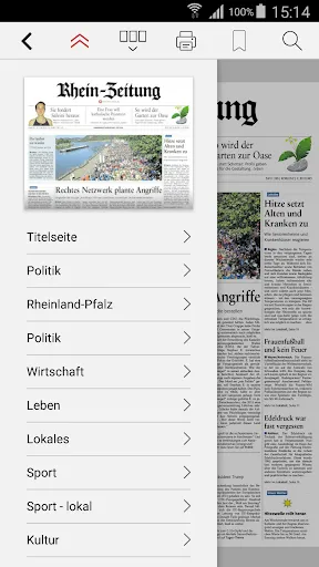 Скриншот 6 — E-Paper der Rhein-Zeitung