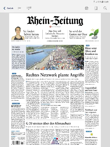 Скриншот 7 — E-Paper der Rhein-Zeitung