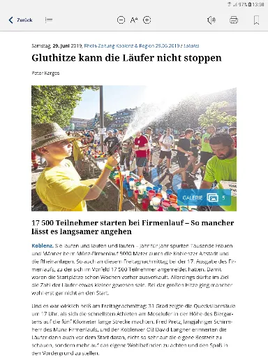 Скриншот 8 — E-Paper der Rhein-Zeitung