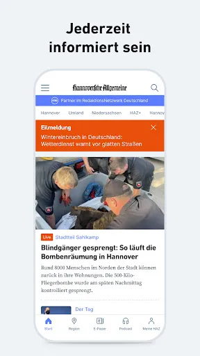 Скриншот 2 — HAZ - Nachrichten und Podcast