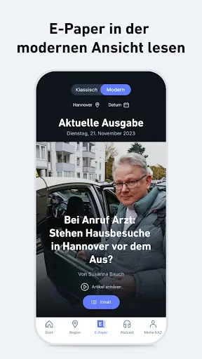 Скриншот 4 — HAZ - Nachrichten und Podcast