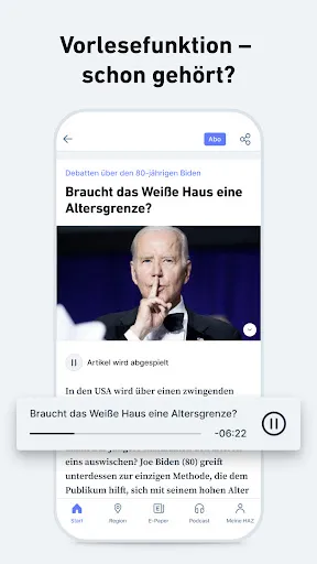 Скриншот 7 — HAZ - Nachrichten und Podcast