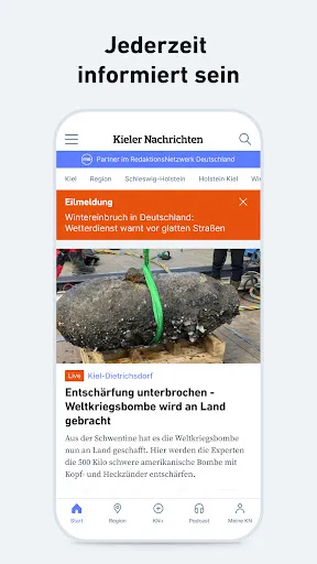 Скриншот 2 — KN - Nachrichten und Podcast