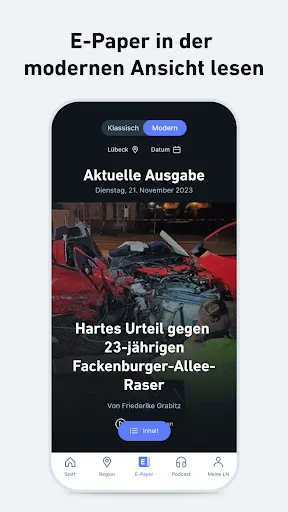 Скриншот 4 — LN - Nachrichten und Podcast