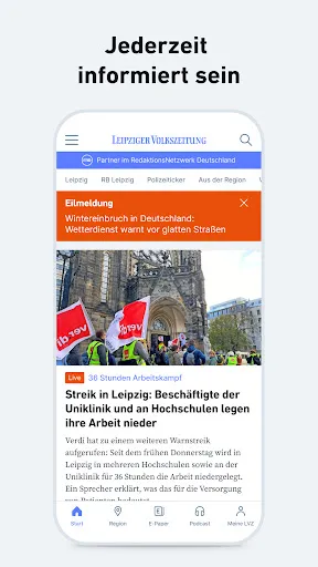 Скриншот 2 — LVZ - Nachrichten und Podcast