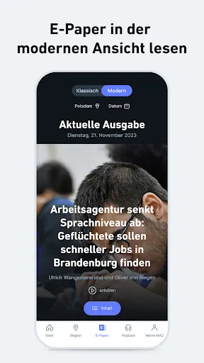 Скриншот 4 — MAZ - Nachrichten und Podcast